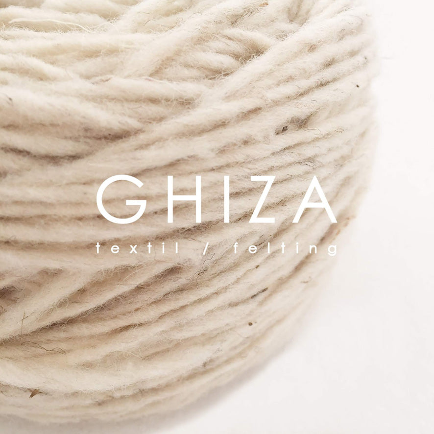 HILO CRUDO DE LANA NACIONAL – GHIZA textil felting